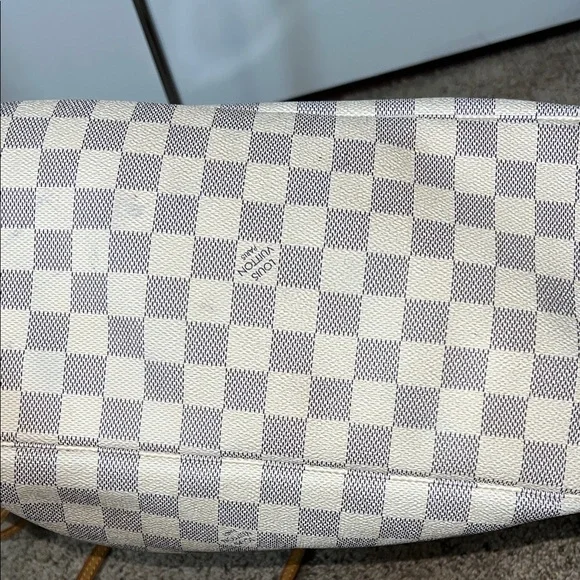 3346 Designer Checkered Tote Bag - Brown and Cream - Picture 13 of 13